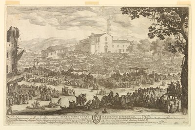 Veletrh v Imprunetě od Jacques Callot