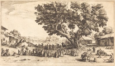 Veletrh v Xeuilley od Jacques Callot