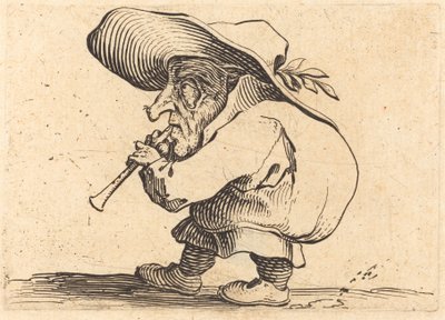 Flageolet Player od Jacques Callot