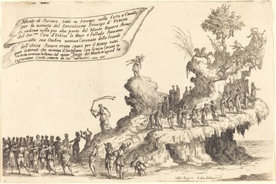 Plavidlo hory Parnass od Jacques Callot