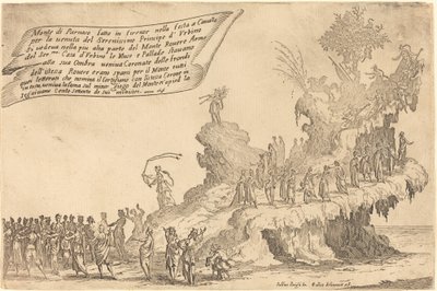 Plavidlo hory Parnass od Jacques Callot