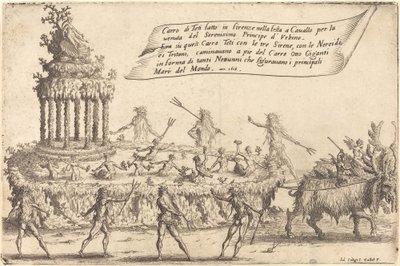 The Float of Thetis, 1616. od Jacques Callot