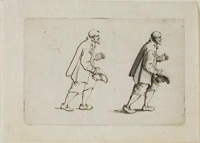 Pozdrav rolník, z The Caprices od Jacques Callot