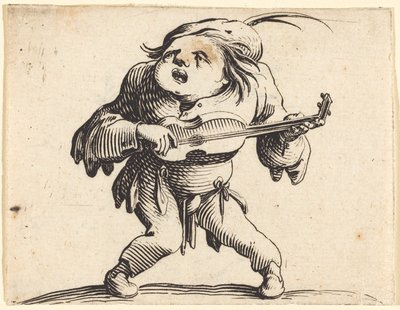 Hráč na kytaru od Jacques Callot