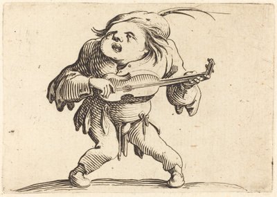 Hráč na kytaru od Jacques Callot