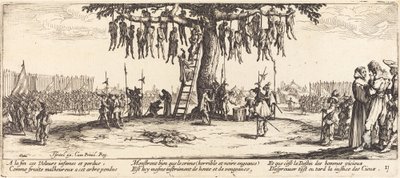 The Hanging, c. 1633. od Jacques Callot
