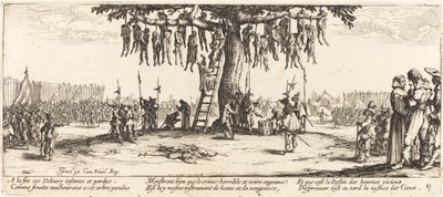 The Hanging, c. 1633. od Jacques Callot
