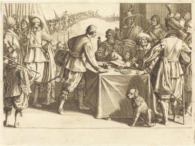 Najímání vojsk od Jacques Callot