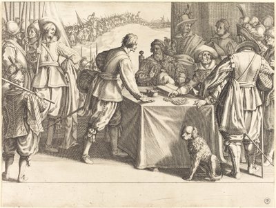 The Hiring of the Troops, c. 1614. od Jacques Callot