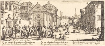 Nemocnice, c. 1633. od Jacques Callot