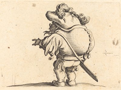 Hrbáč s opeřenou čepicí od Jacques Callot