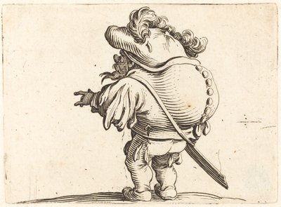 Hrbáč s opeřenou čepicí od Jacques Callot