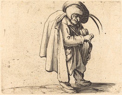Hráč Hurdy-Gurdy od Jacques Callot