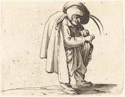 Hráč Hurdy-Gurdy od Jacques Callot