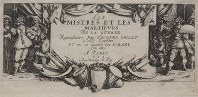 Velká bída války od Jacques Callot