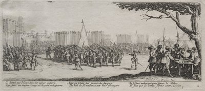 The Large Miseries of War: Enrollment of the Troops od Jacques Callot