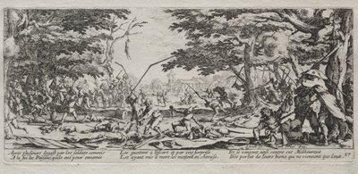 The Large Miseries of War: Rolnická pomsta od Jacques Callot