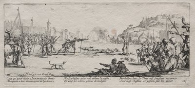 The Large Miseries of War: The Fire Squad od Jacques Callot