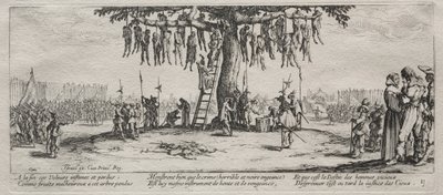 The Large Miseries of War: The Hanging, 1633. od Jacques Callot