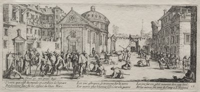 Velká bída války: Nemocnice od Jacques Callot