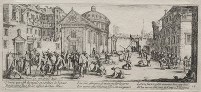 The Large Miseries of War: The Hospital, 1633. od Jacques Callot