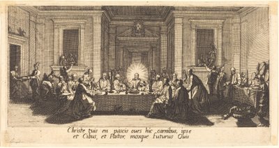 Poslední večeře, c. 1618. od Jacques Callot