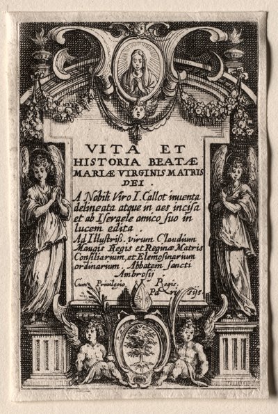 Život Panny. od Jacques Callot