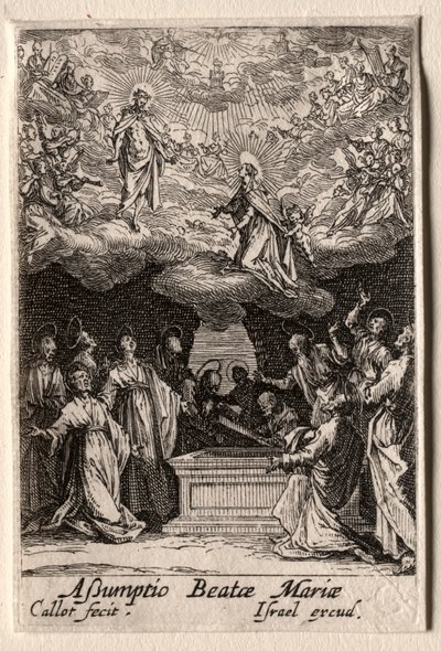 Život Panny Marie: Nanebevzetí Panny Marie. od Jacques Callot