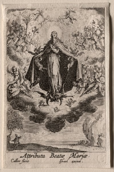 Život Panny Marie: Vlastnosti Panny. od Jacques Callot