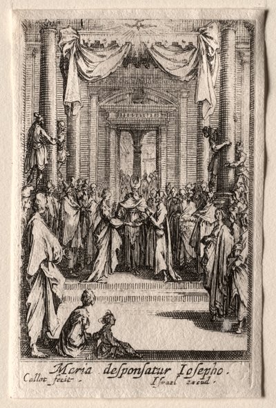 Život Panny Marie: Svatba Panny od Jacques Callot