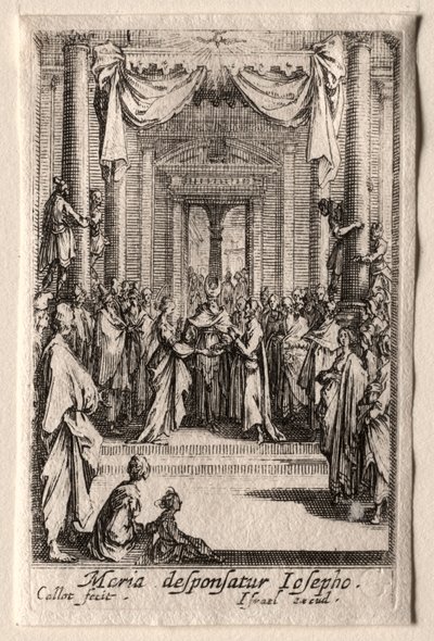 Život Panny Marie: Svatba Panny. od Jacques Callot
