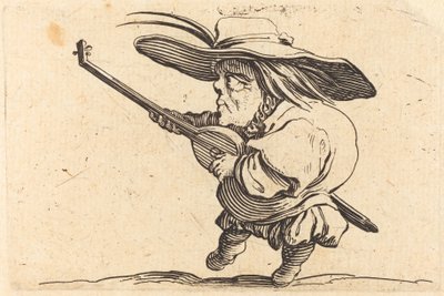 Hráč na loutnu od Jacques Callot