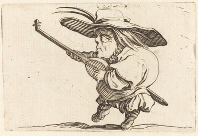Hráč na loutnu od Jacques Callot