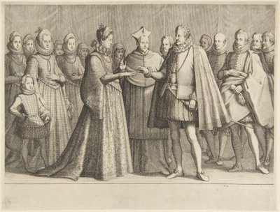 Svatba Ferdinanda I. od Jacques Callot