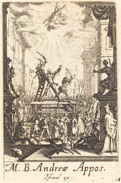 Umučení svatého Ondřeje od Jacques Callot