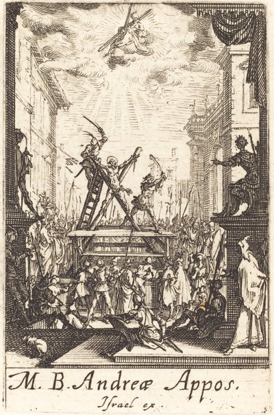 Umučení svatého Ondřeje od Jacques Callot