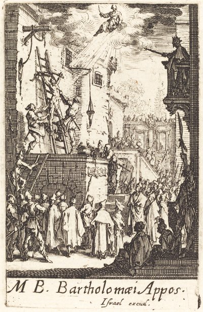Umučení svatého Bartoloměje od Jacques Callot