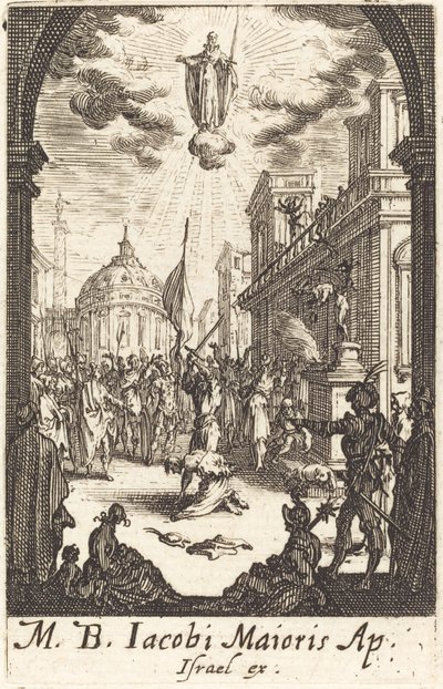 Umučení svatého Jakuba Majora od Jacques Callot