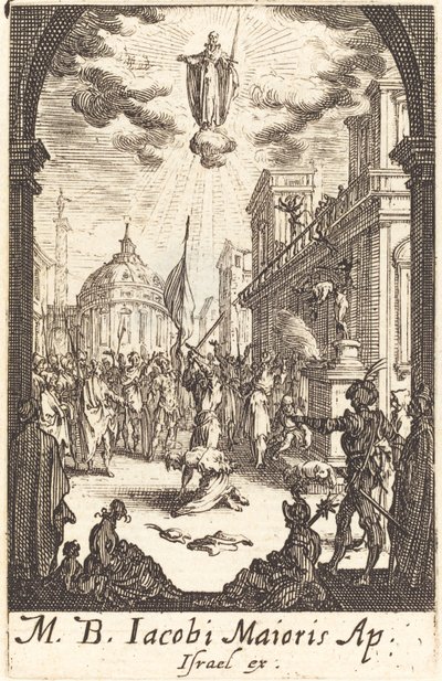 Umučení svatého Jakuba Majora, c. 16341635. od Jacques Callot
