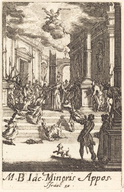 Umučení svatého Jakuba Minorého od Jacques Callot