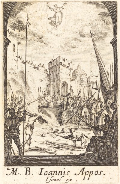Umučení svatého Jana Evangelisty od Jacques Callot