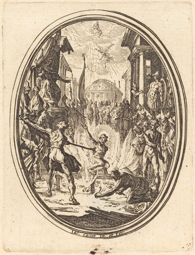 Umučení svatého Vavřince od Jacques Callot