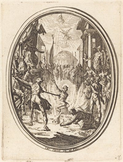Umučení svatého Vavřince od Jacques Callot