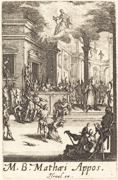 Umučení svatého Matouše od Jacques Callot