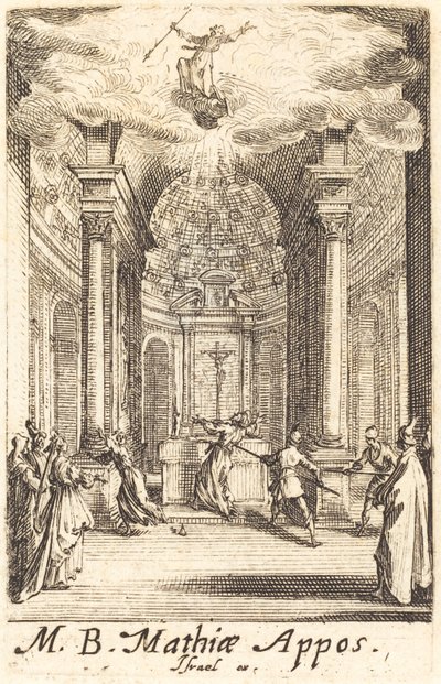 Umučení svatého Matyáše, c. 16341635. od Jacques Callot