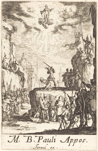 Umučení svatého Pavla, c. 16341635. od Jacques Callot