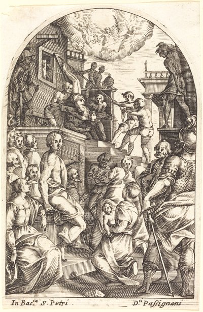 Umučení svatého Petra od Jacques Callot