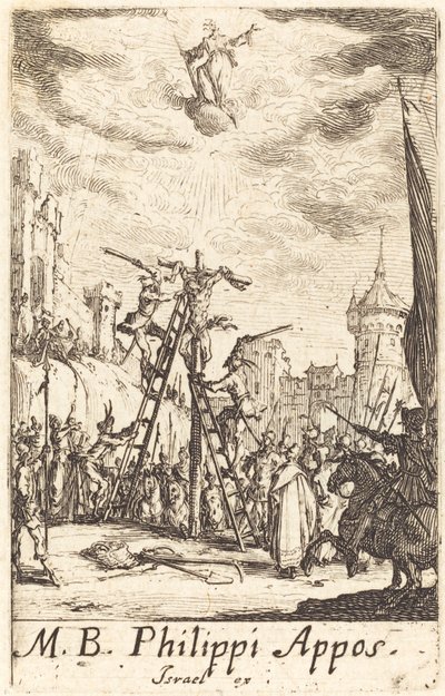 Umučení svatého Filipa od Jacques Callot