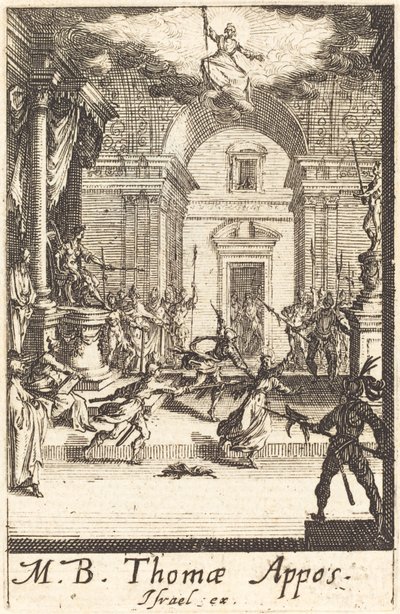 Umučení svatého Tomáše od Jacques Callot
