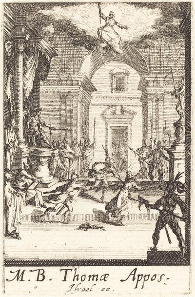 Umučení svatého Tomáše od Jacques Callot